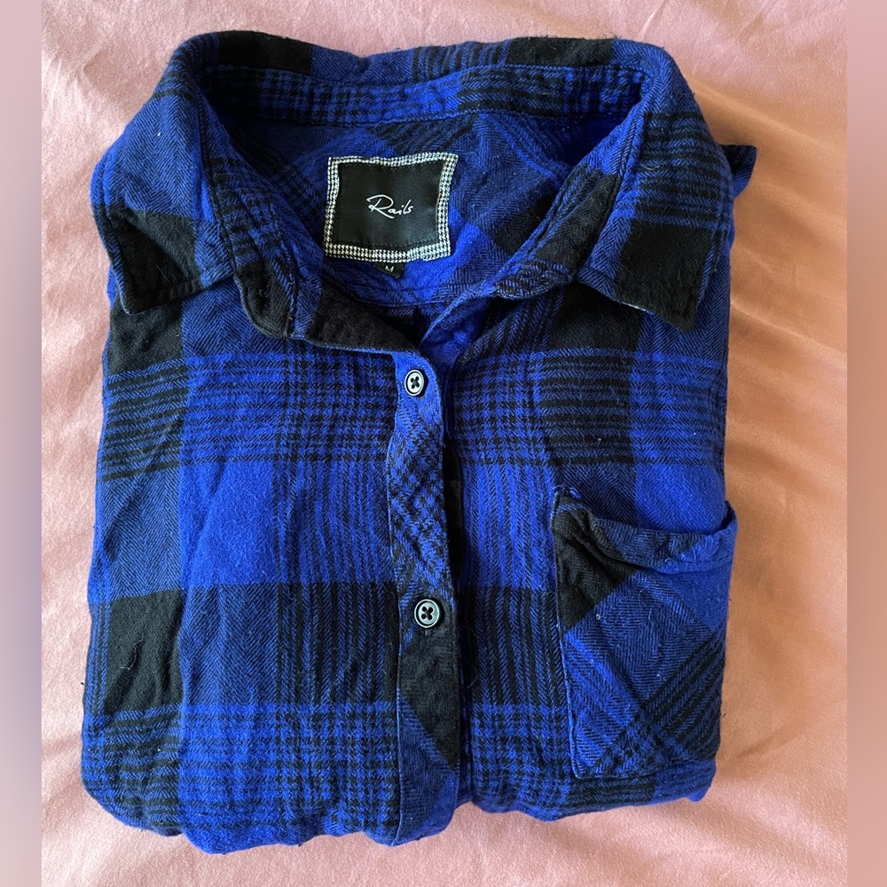 Rails Blue Plaid Flannel